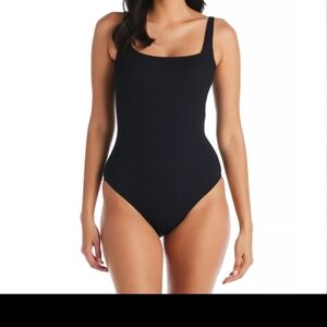 Women's Black One-Piece Swimsuit